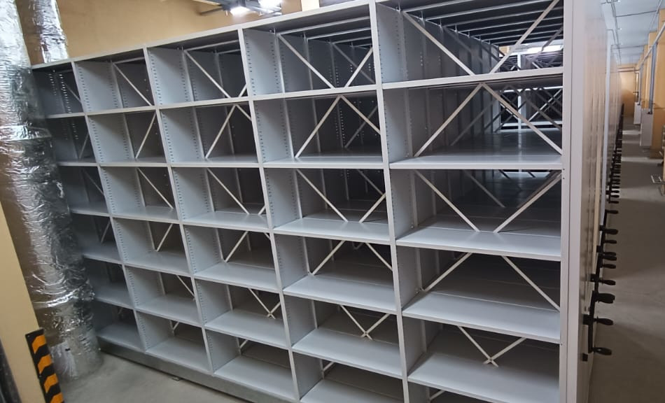 передвижные стеллажи для госархива